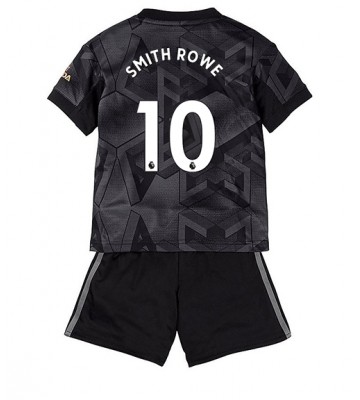 Arsenal Emile Smith Rowe #10 Bortedraktsett Barn 2022-23 Kortermet (+ Korte bukser)
